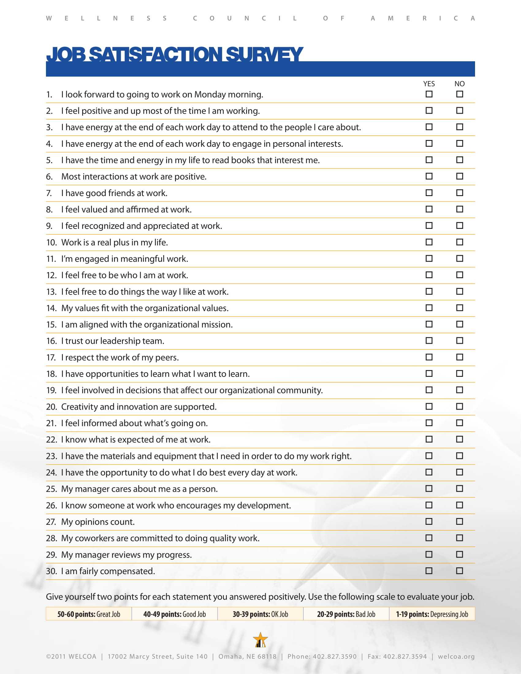 14+ Employee Satisfaction Survey Form Examples - Pdf, Doc Pertaining To Employee Satisfaction Survey Template Word
