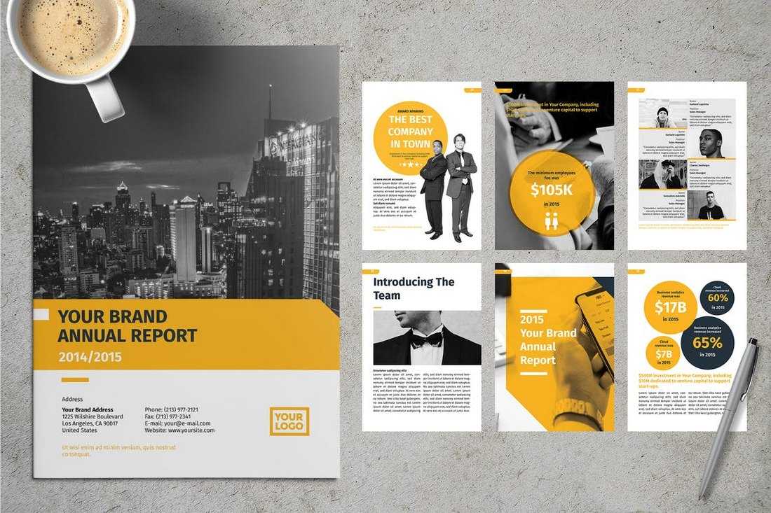 20+ Annual Report Templates (Word & Indesign) 2019 - Do A In Annual Report Template Word