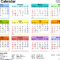2019 Calendar – Free Printable Microsoft Excel Templates In Month At A Glance Blank Calendar Template