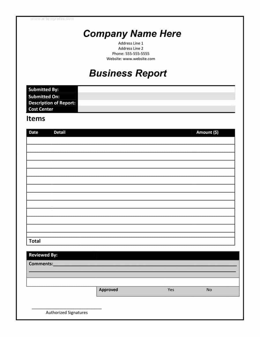 30+ Business Report Templates & Format Examples ᐅ Template Lab With Simple Business Report Template