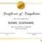 40 Fantastic Certificate Of Completion Templates [Word throughout Blank Certificate Of Achievement Template