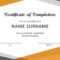 40 Fantastic Certificate Of Completion Templates [Word With Certificate Templates For Word Free Downloads