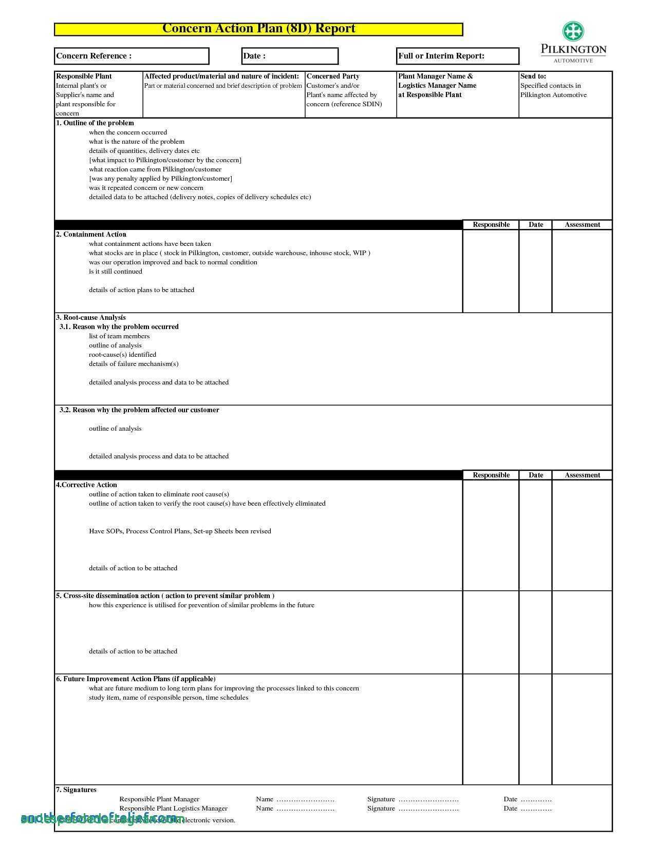 4648Ce5 8D Report Template | Wiring Resources With Regard To 8D Report Template