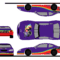 5 Steps To Create A Paint Scheme Mockup | The Colors Of The Race In Blank Race Car Templates