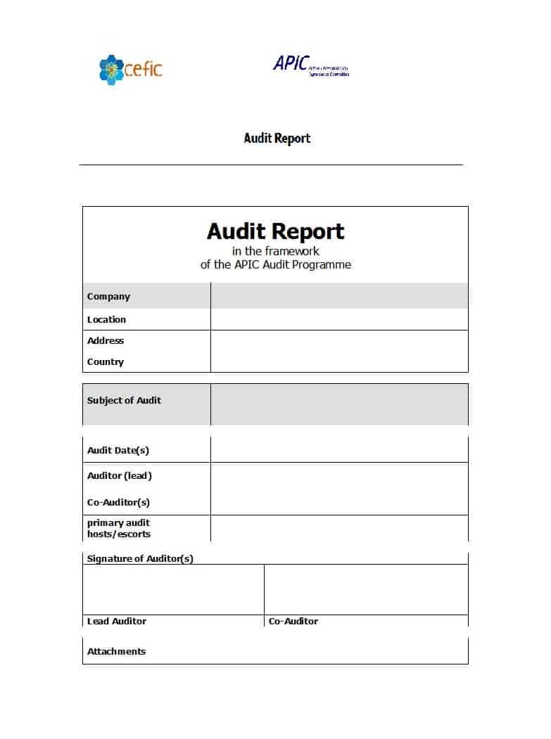 50 Free Audit Report Templates (Internal Audit Reports) ᐅ With Regard To It Audit Report Template Word