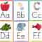 8 Free Printable Educational Alphabet Flashcards For Kids Throughout Free Printable Blank Flash Cards Template