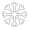 8 Free Printable Large Snowflake Templates – Simple Mom Project Intended For Blank Snowflake Template