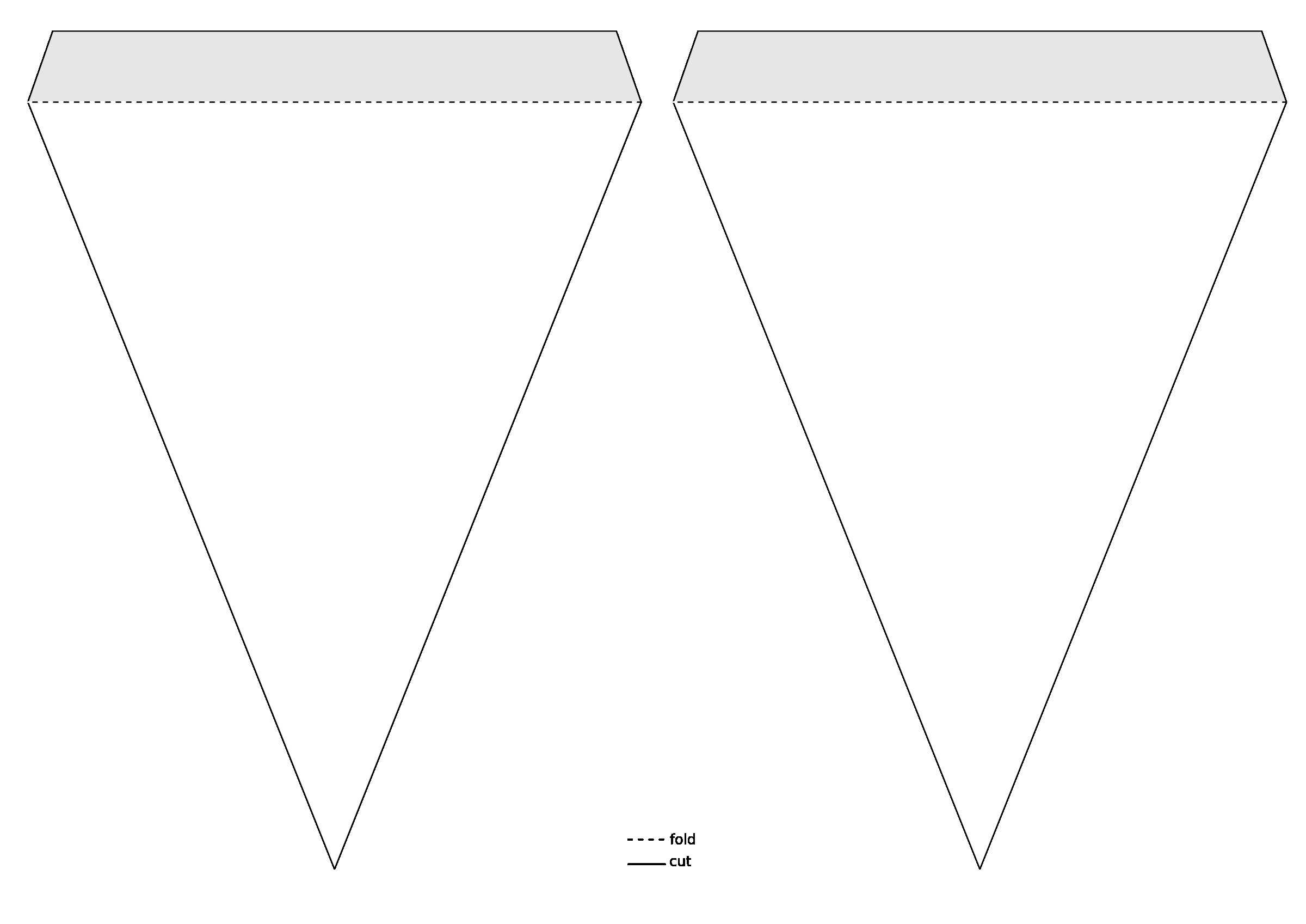 Banner Template Clipart Intended For Triangle Banner Template Free