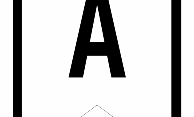 Banner Templates Free Printable Abc Letters - Printable inside Free Letter Templates For Banners