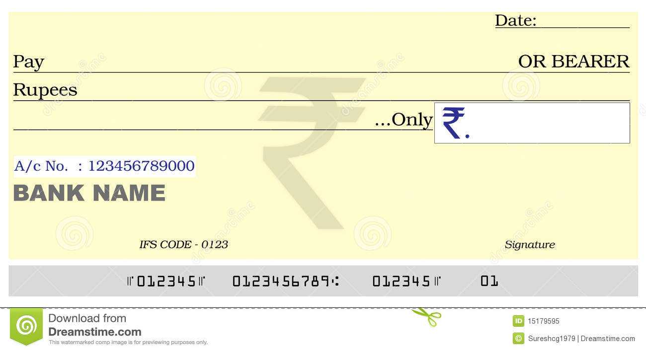Blank Check Clipart Pertaining To Fun Blank Cheque Template