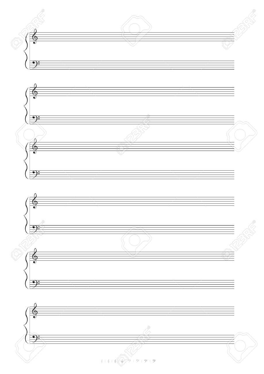 Blank Music Notes - Milas.westernscandinavia Throughout Blank Sheet Music Template For Word