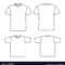 Blank T Shirt Template Front And Back In Blank Tee Shirt Template