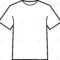 Blank T-Shirt Template Vector regarding Blank T Shirt Outline Template