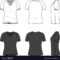 Blank V-Neck T-Shirt pertaining to Blank V Neck T Shirt Template