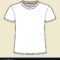 Blank White T Shirt Template Pertaining To Blank Tee Shirt Template