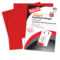 Blanks Usa Sumac Red Small Door Hangers – 11 X 8 1/2 In 65 Lb Cover 30%  Recycled Pre Cut 50 Per Package With Blanks Usa Templates