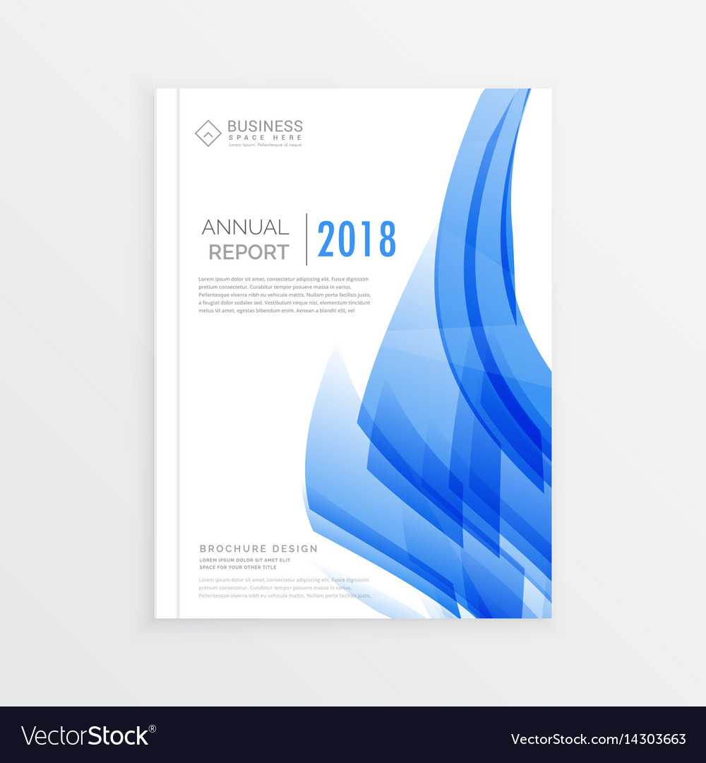 Business Annual Report Cover Page Template In A4 For Cover Page For Annual Report Template