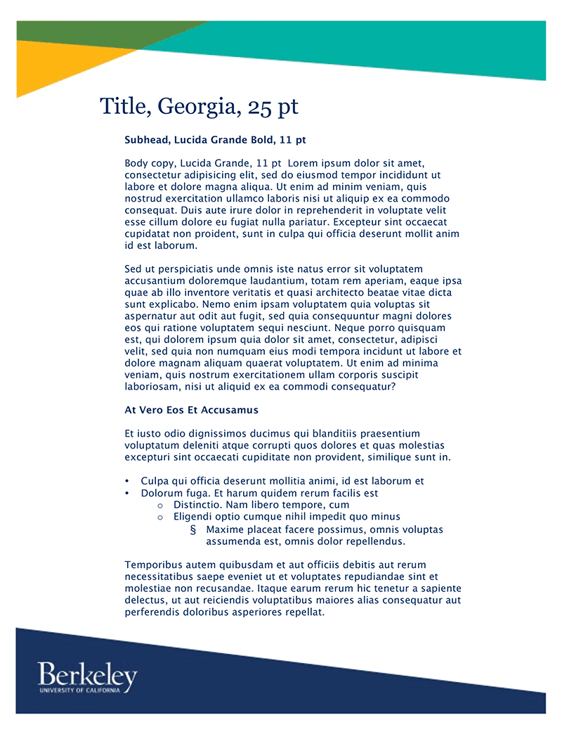 Business Documents • Brand Guidelines in Google Word ...