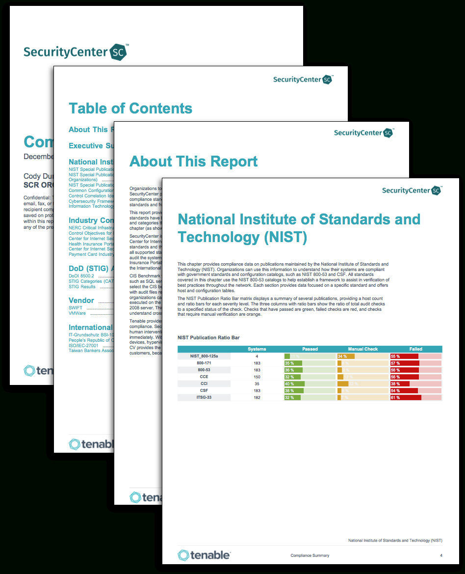 Compliance Summary Report – Sc Report Template | Tenable® Throughout Pci Dss Gap Analysis Report Template