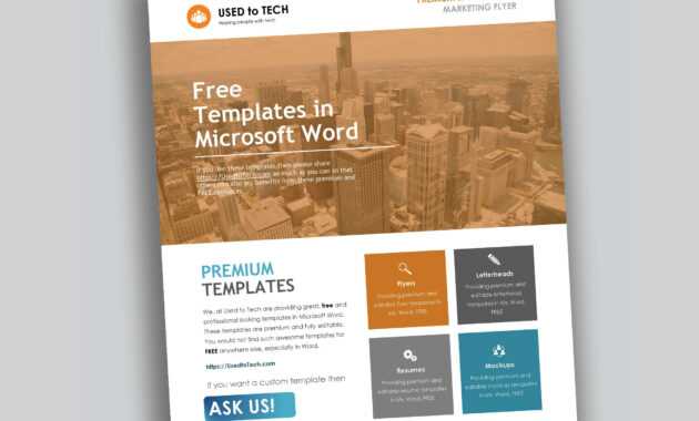 Corporate Flyer Design In Microsoft Word Free - Used To Tech intended for Free Business Flyer Templates For Microsoft Word