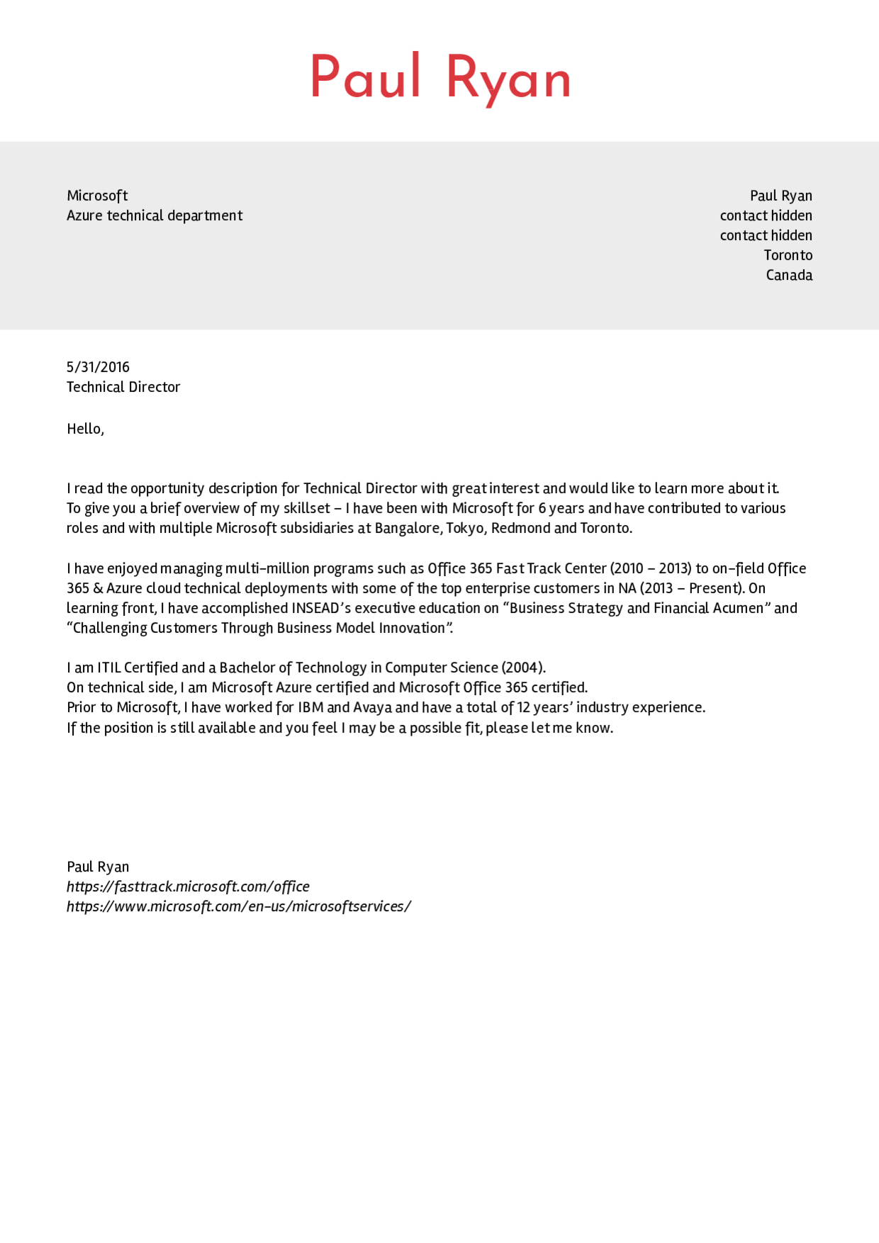 Cover Letter Examplesreal People: Microsoft Technical Within Letter Of Interest Template Microsoft Word
