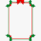 Download Holly Border Clipart – Christmas Border Template For Christmas Border Word Template
