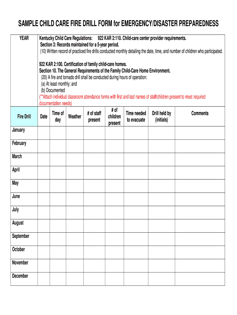 Emergency Drill Documentation Sheet – Fill Online, Printable For Emergency Drill Report Template