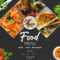 Food Banner Design Template Free Psd Download – Indiater Inside Food Banner Template