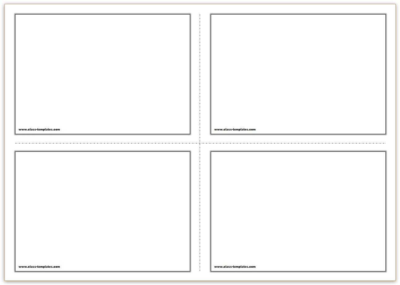 flash card template free download