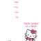 Free Download Birthday Invitations – Milas Pertaining To Hello Kitty Birthday Banner Template Free