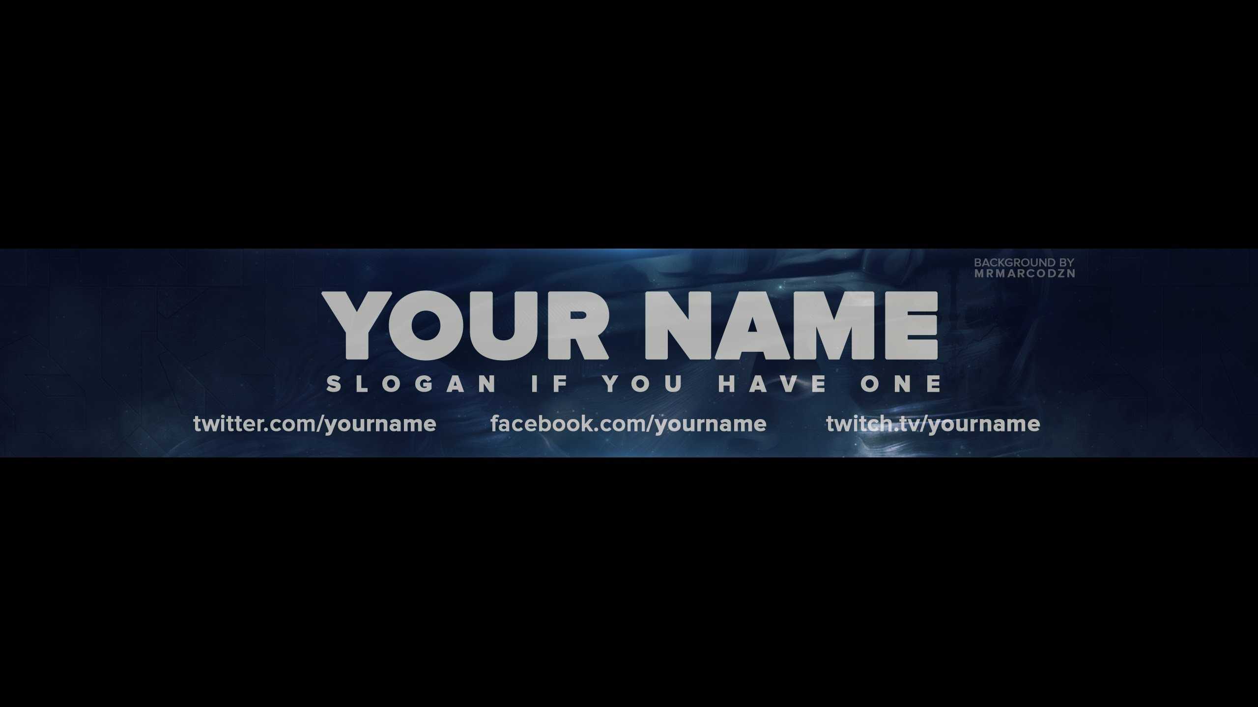 Free Download Free Call Of Duty Ghosts One Channel Banner Intended For Gimp Youtube Banner Template