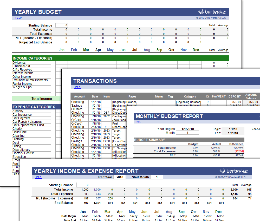 Free Money Management Template For Excel In Expense Report Template Excel 2010