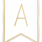 Free Printable Banner Letters Template – Letter Png Gold Throughout Triangle Banner Template Free