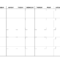 Free Printable Blank Calendar Template – Paper Trail Design Inside Blank Calender Template