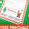 Free Printable Letter To Santa – Happiness Is Homemade Inside Letter From Santa Template Word