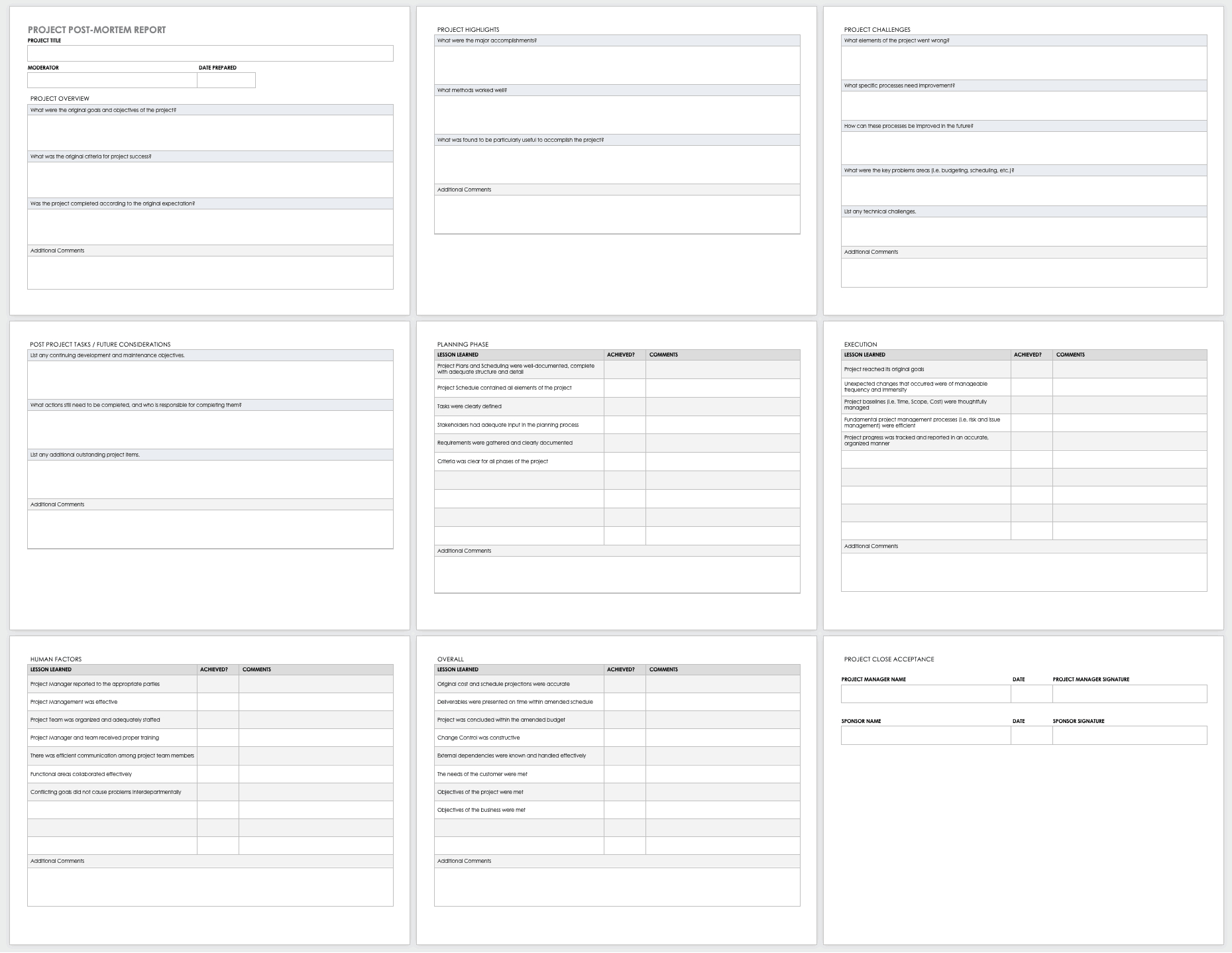 Free Project Report Templates | Smartsheet Inside Site Visit Report Template Free Download