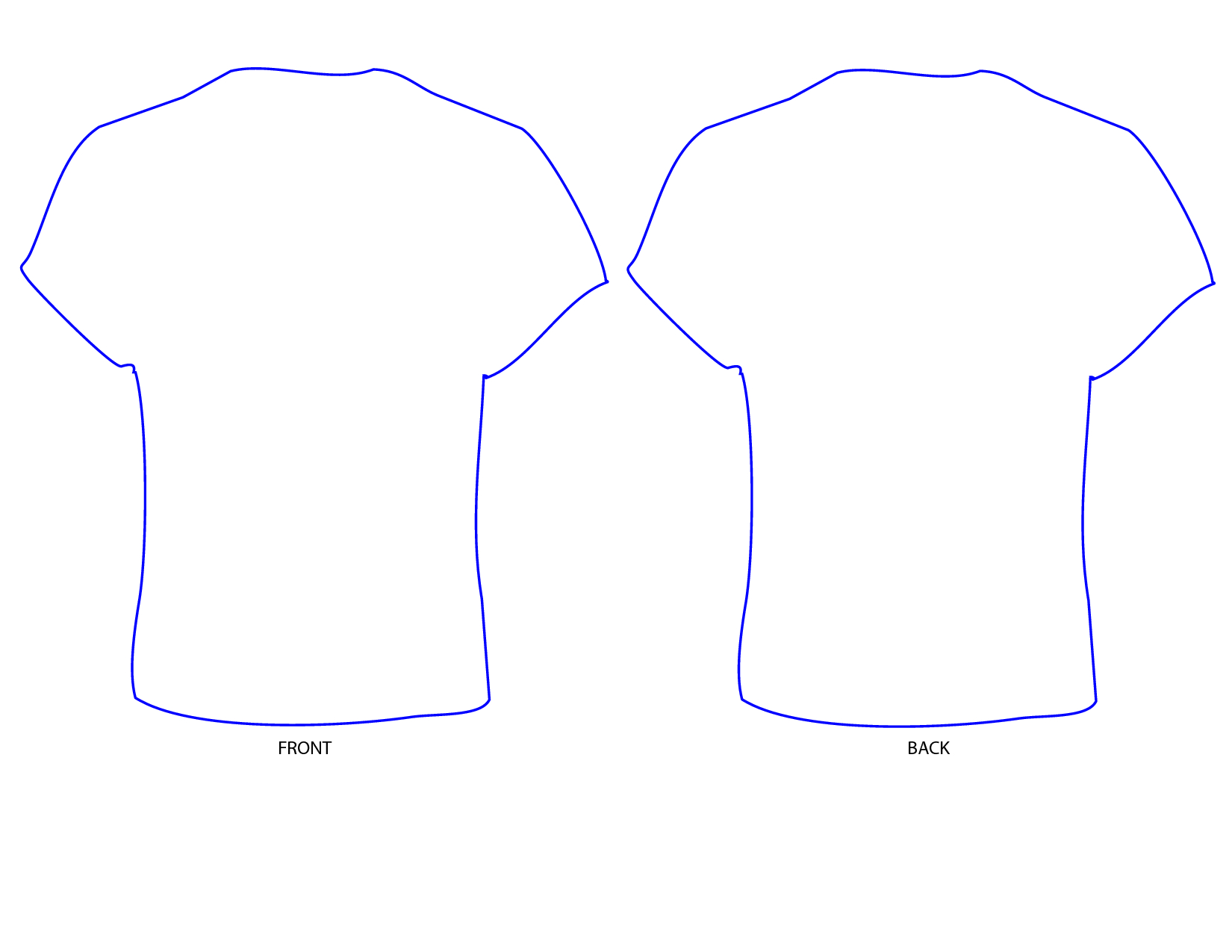 Free T Shirt Template Printable, Download Free Clip Art Pertaining To Blank Tshirt Template Printable