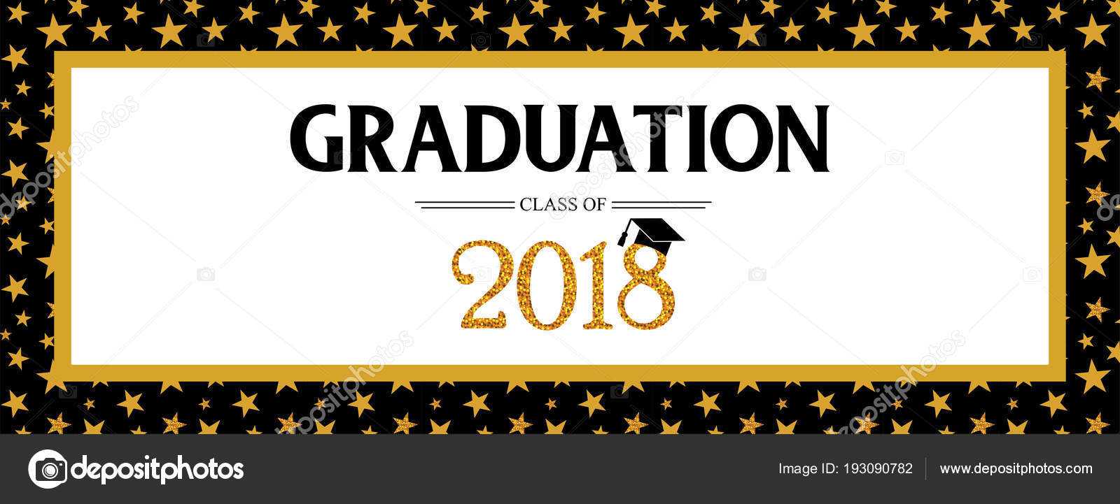Graduation Banner Template | Graduation Class Of 2018 Pertaining To Graduation Banner Template