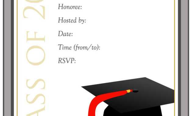 Graduation Invites Templates Free - Milas.westernscandinavia for Graduation Party Invitation Templates Free Word