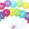 Happy Birthday Banner Diy Template | Balloon Birthday Banner inside Diy Birthday Banner Template
