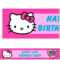 Hello Kitty Banner Clipart Pertaining To Hello Kitty Banner Template