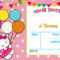 Hello Kitty Birthday Party Ideas – Invitations, Dress Pertaining To Hello Kitty Birthday Banner Template Free