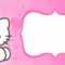 Hello Kitty Party Clipart For Hello Kitty Birthday Banner Template Free