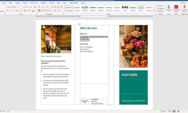 How To Make A Brochure On Microsoft Word with regard to Microsoft Word Pamphlet Template