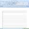 How To Make Lined Paper In Word 2007: 4 Steps (With Pictures) in Microsoft Word Lined Paper Template