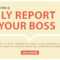 How To Write A Daily Report To Your Boss – 11+ Templates In Intended For Template On How To Write A Report