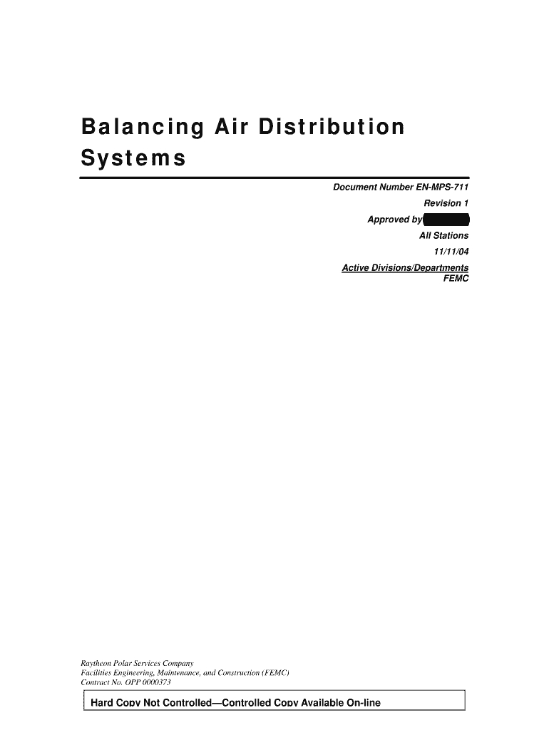 Hvac Air Balance Report Template - Fill Online, Printable For Air Balance Report Template