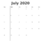 July 2020 Blank Calendar Template Intended For Blank Calender Template