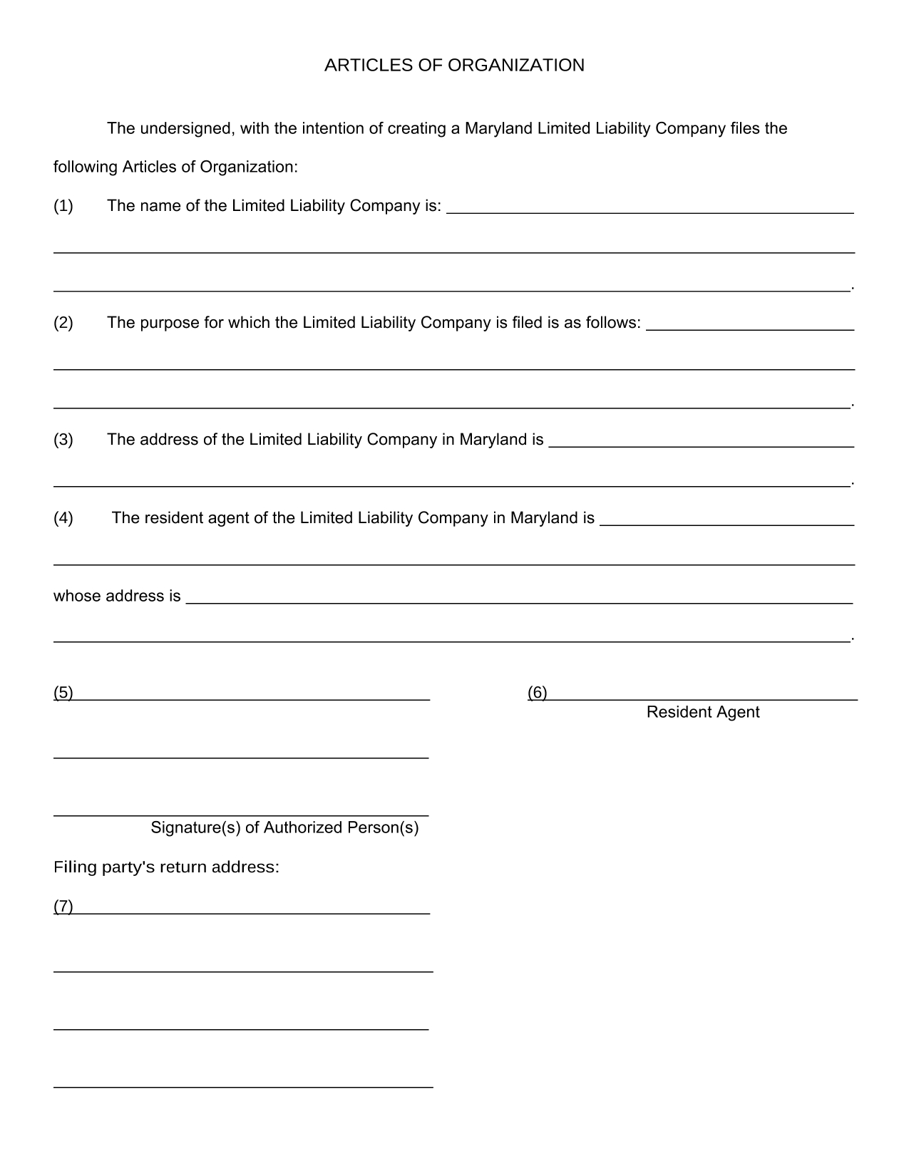 Llc Articles Of Organization: What They Are And How To File Them With Llc Annual Report Template