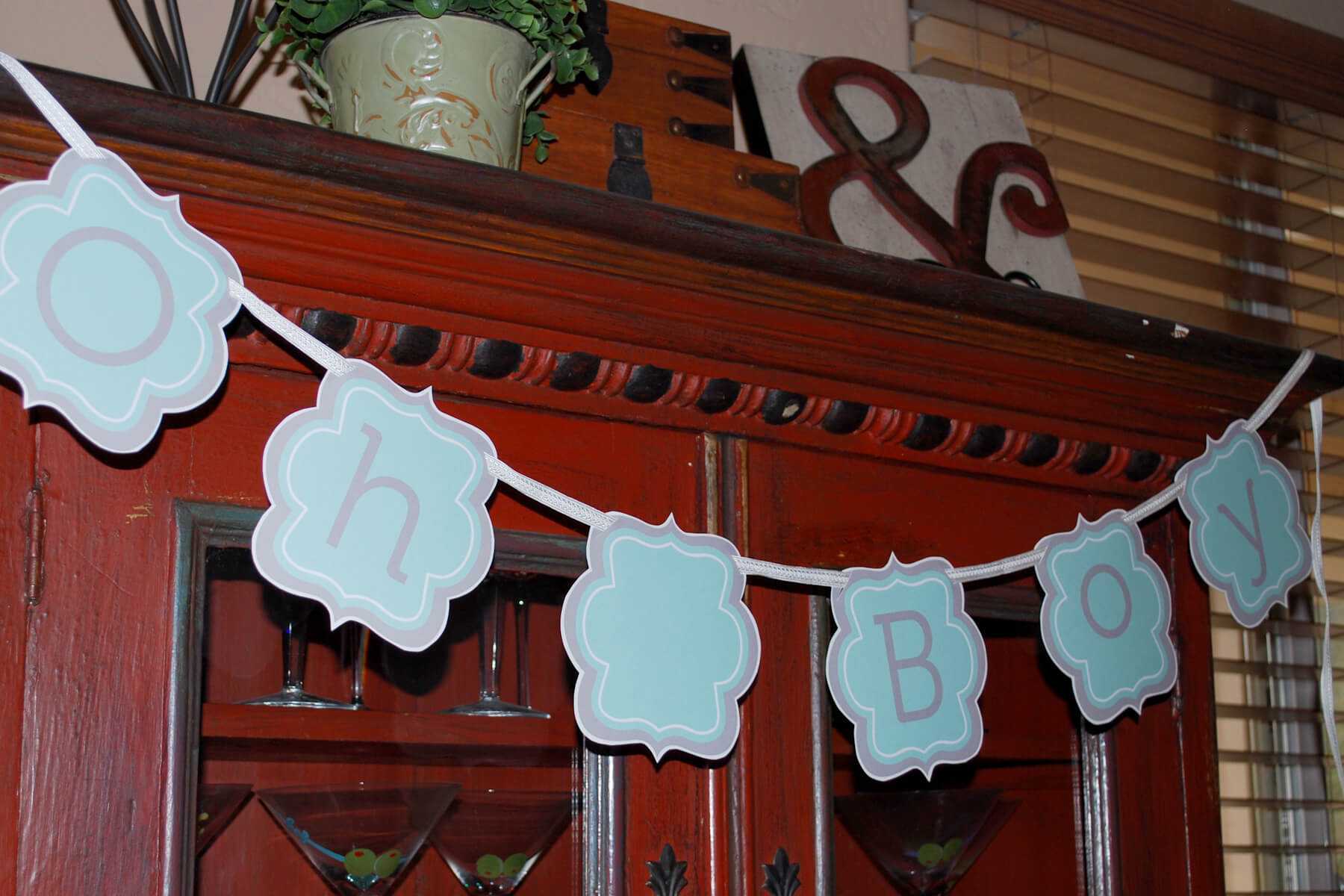 Lots Of Baby Shower Banner Ideas (+ Decorations) Pertaining To Diy Baby Shower Banner Template